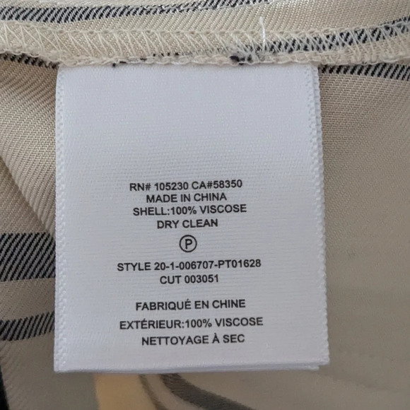 Equipment Striped Wide Leg Crop - Picture 10 of 10